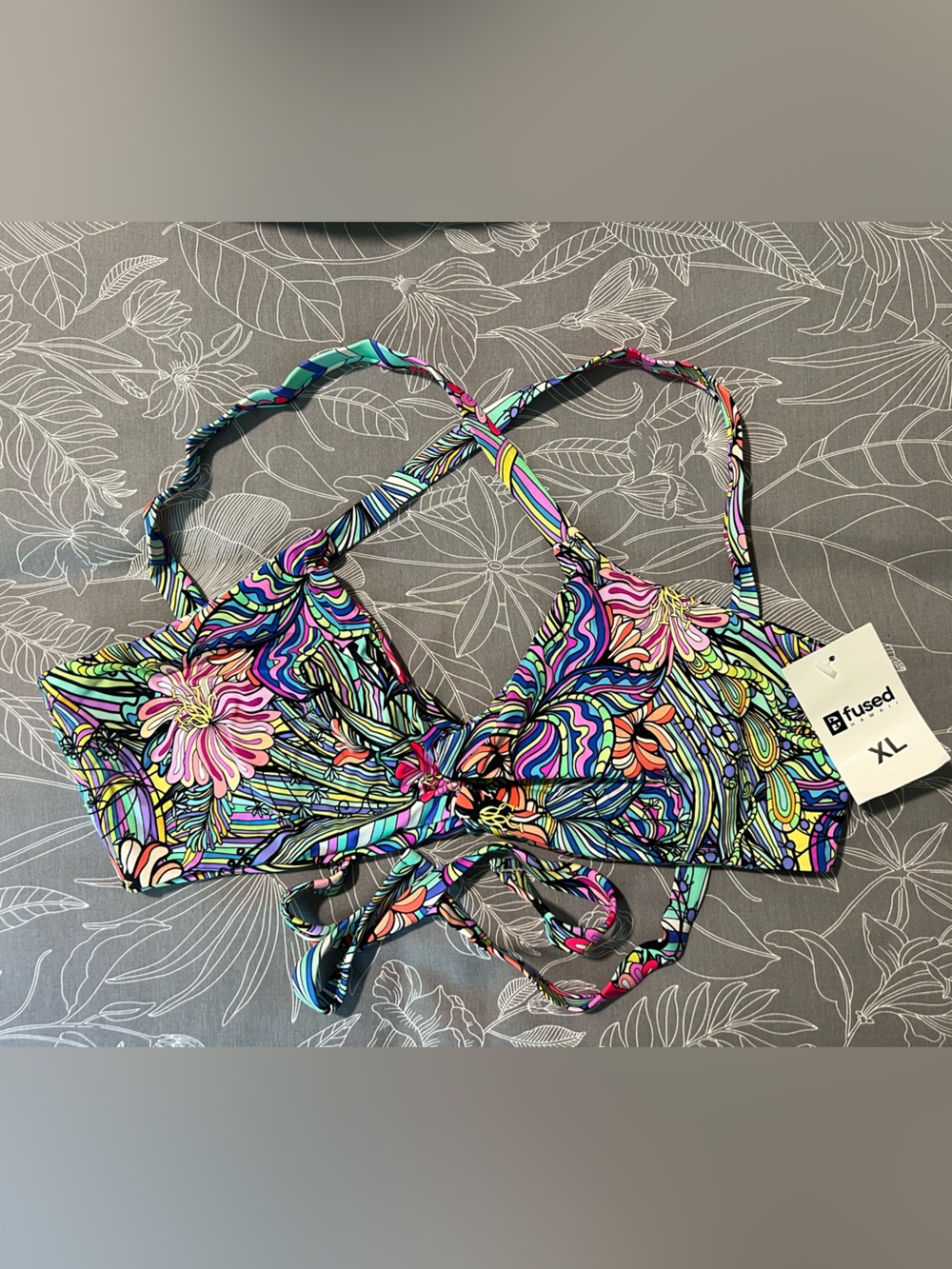 Fused Hawaii XL Kohanaiki Top NWT